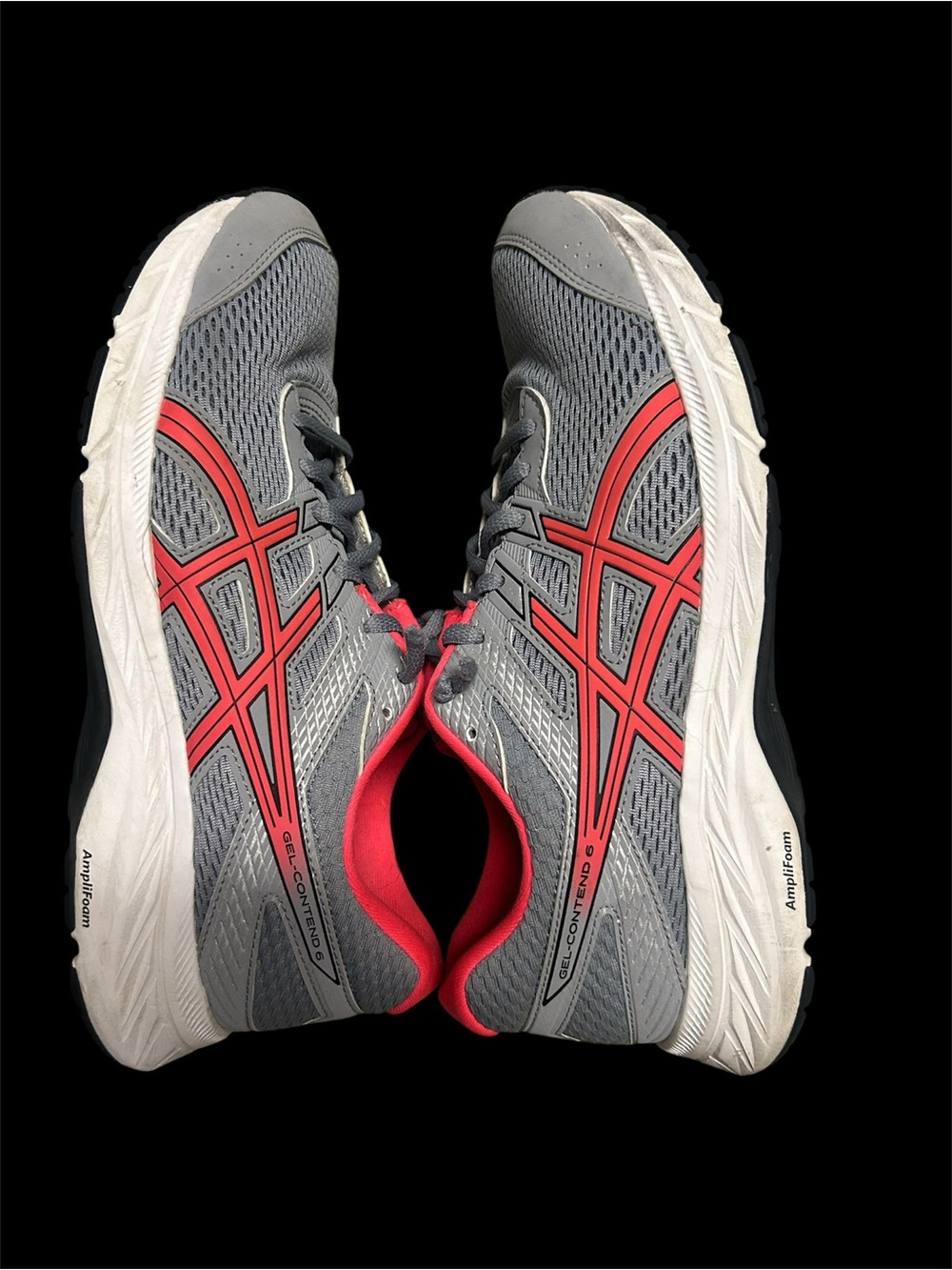 Asics Gray and Pink Women's Running Sneakers size 9